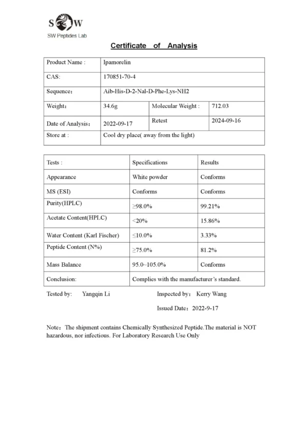 Ipamorelin 5mg - Image 2