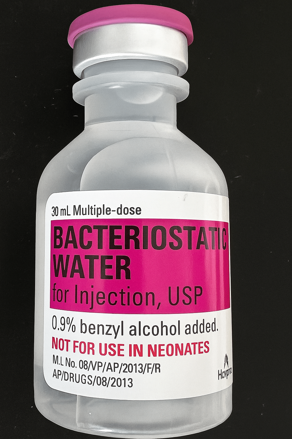 Bacteriostatic 0.9% Benzyl Alcohol 30mL – Hospira Injection USP