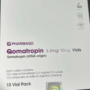 Qomatropin HGH 10IU X 10 vials kit