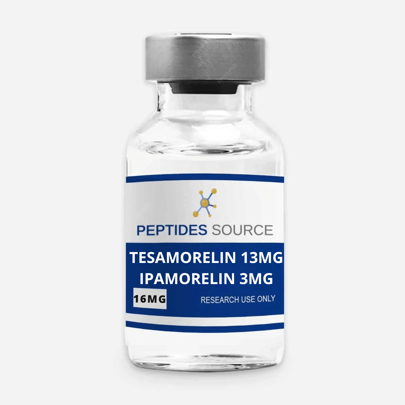 Tesamorelin 13mg | Ipamorelin 3mg (16mg Peptide Blend)